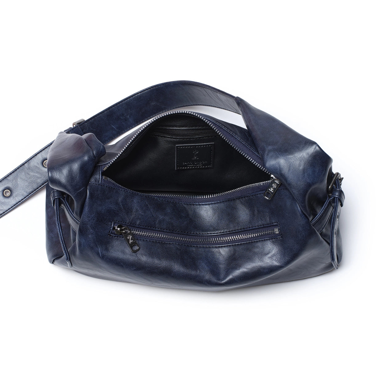 SAMO ONDOH - atta bag M baked navy (DISPATCH IN 48HRS)