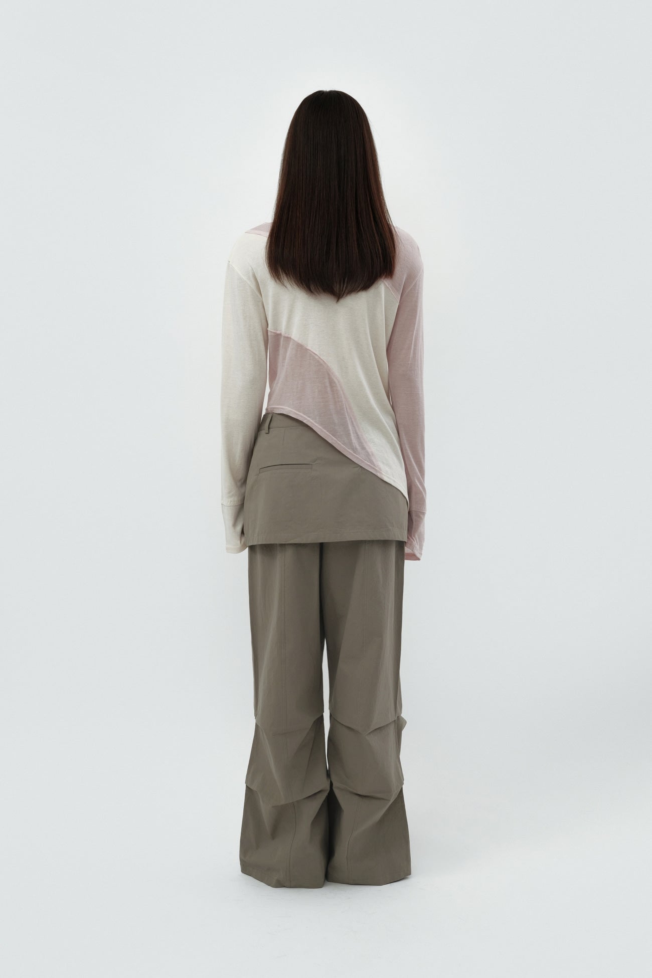 CERRIC -  2WAY SKIRT PANTS / KHAKI