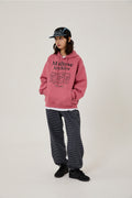 WAIKEI -  Maltese archive line graphic hood DUST PINK