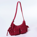 SAMO ONDOH - pocket mug bag M suede red