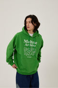 WAIKEI -  Maltese archive line graphic hood MOSS GREEN