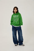 WAIKEI -  Maltese archive line graphic hood MOSS GREEN