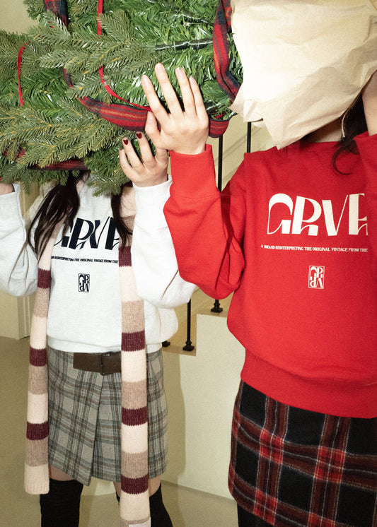 GROVE -  PEDER SKIRT [RED CHECK]