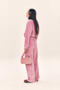 EMIS - PADDED HOBO BAG PINK