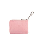 MARGESHERWOOD - HEART ZIPPER WALLET_SILVER LOGO_pink haircalf