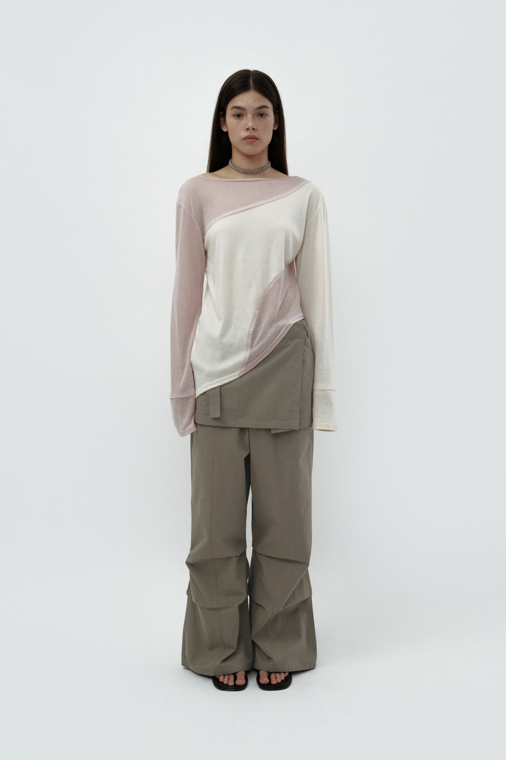 CERRIC -  2WAY SKIRT PANTS / KHAKI