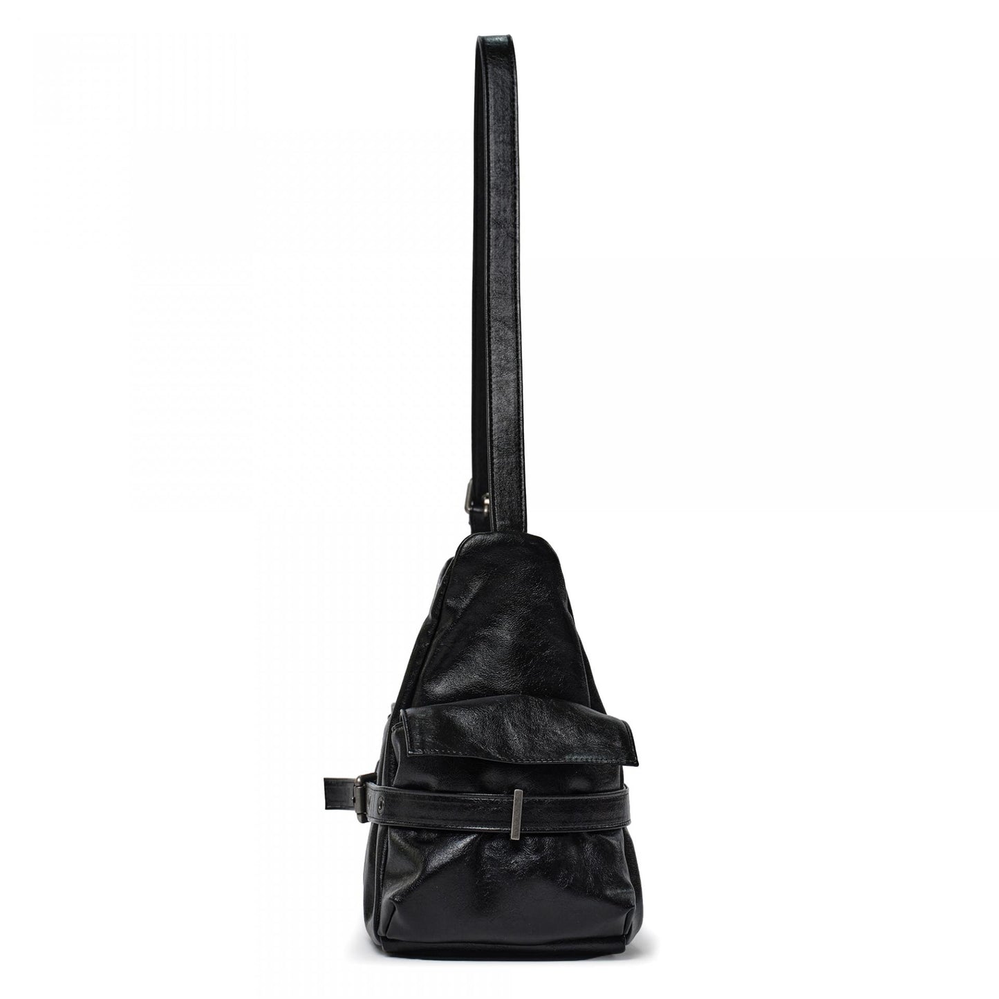 SAMO ONDOH - belt mondo bag M veg black