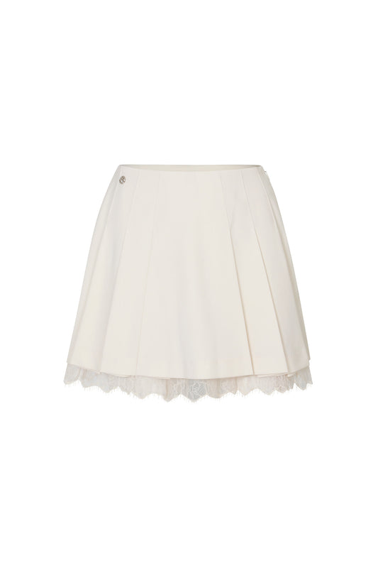 PAIN OR PLEASURE -  LYNN MINI SKIRT cream