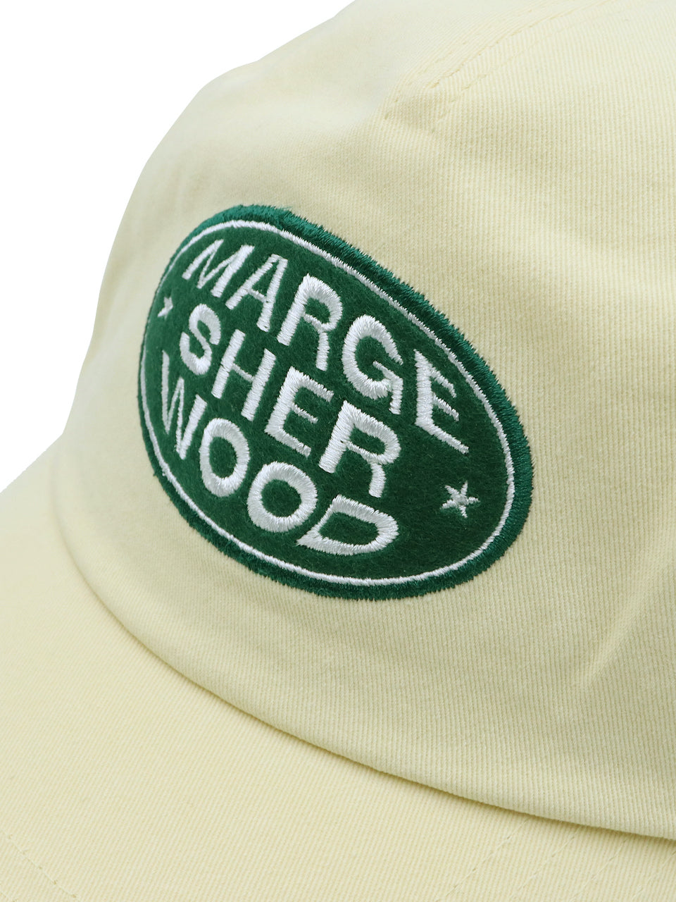 MARGESHERWOOD - LOGO PATCH BALLCAP_butter