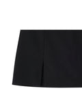 CRANK -  SLIT MICROSKIRT PANTS_BLACK