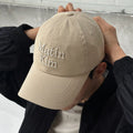 MATIN KIM - MATIN VOLUME LOGO BALL CAP IN BEIGE (Dispatch in 48hrs)