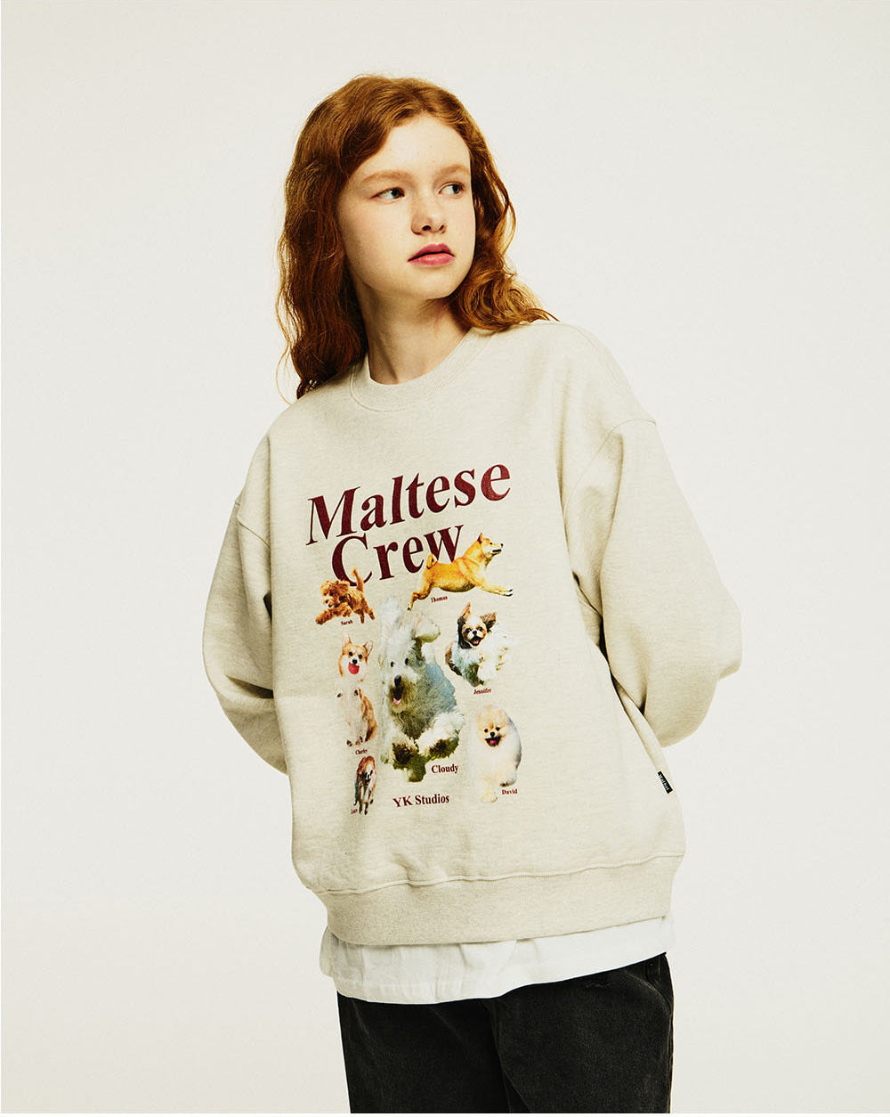 WAIKEI -  Maltese crew sweatshirts OATMEAL