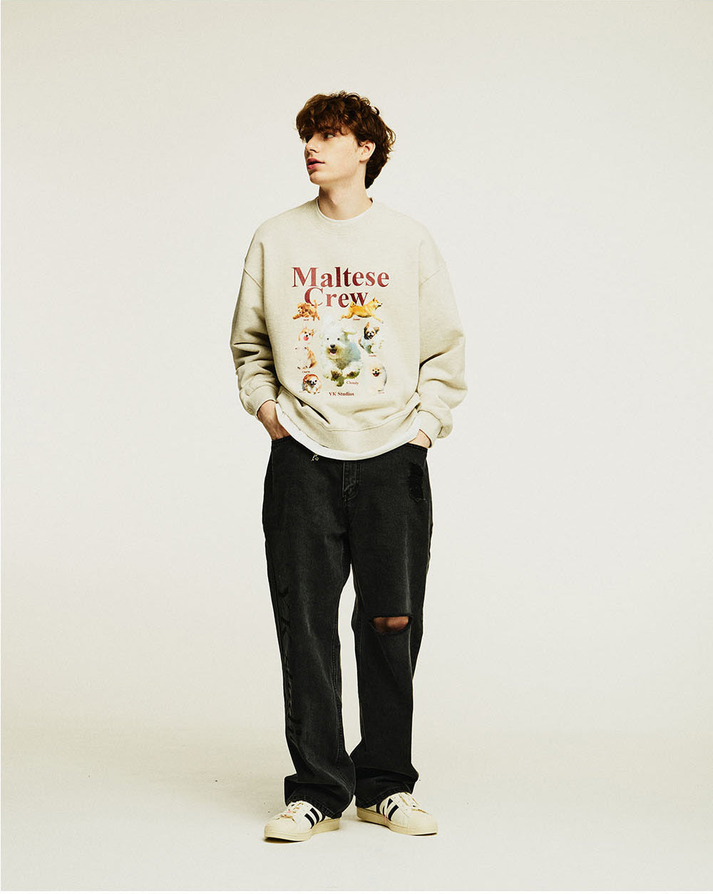 WAIKEI -  Maltese crew sweatshirts OATMEAL