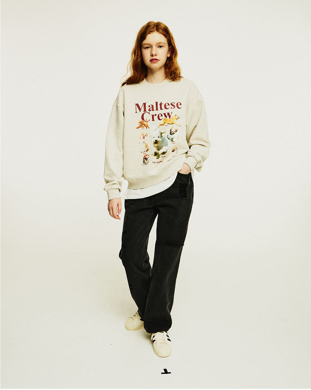 WAIKEI -  Maltese crew sweatshirts OATMEAL