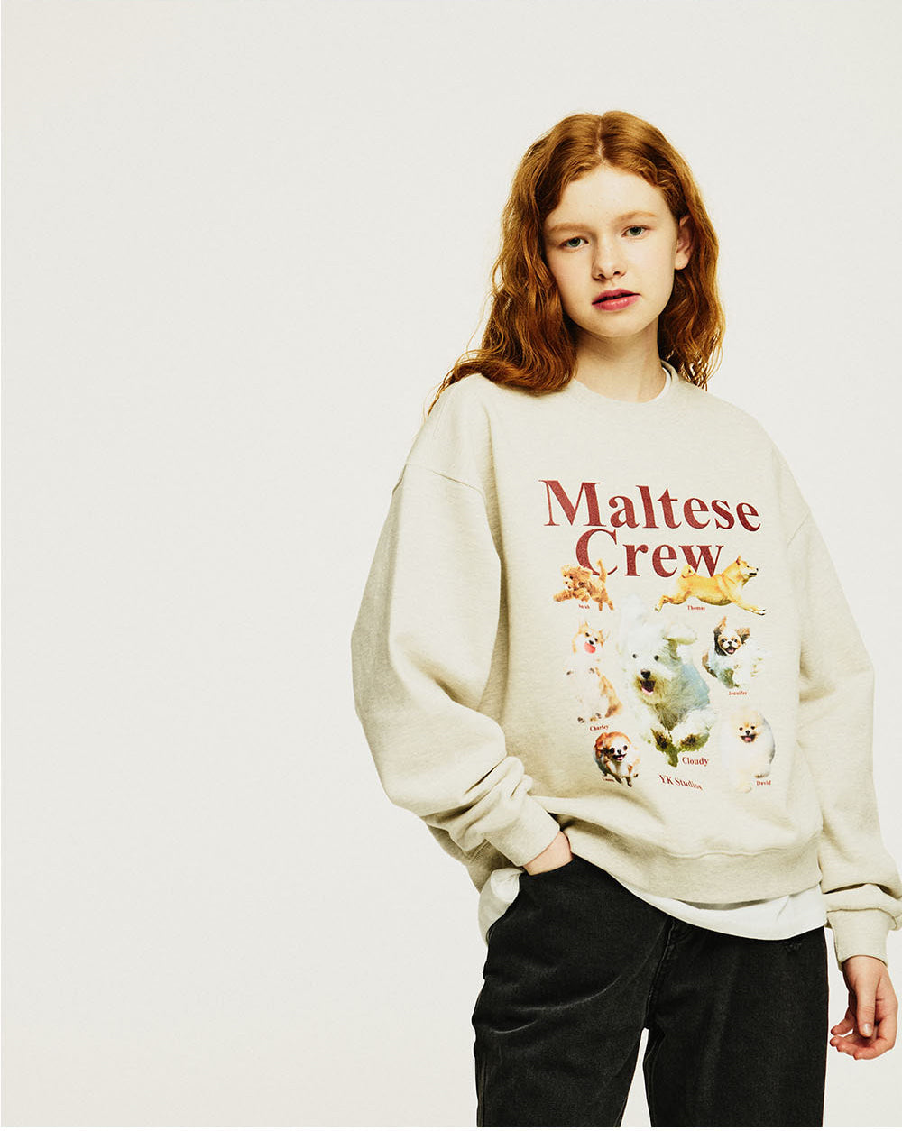 WAIKEI -  Maltese crew sweatshirts OATMEAL