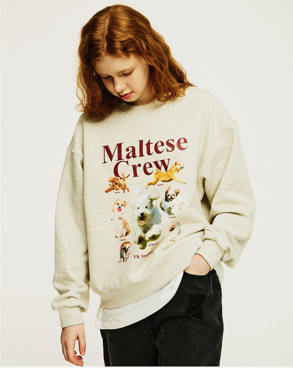 WAIKEI -  Maltese crew sweatshirts OATMEAL