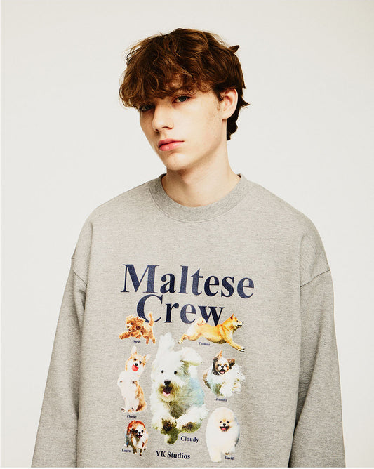 WAIKEI -  Maltese crew sweatshirts GREY