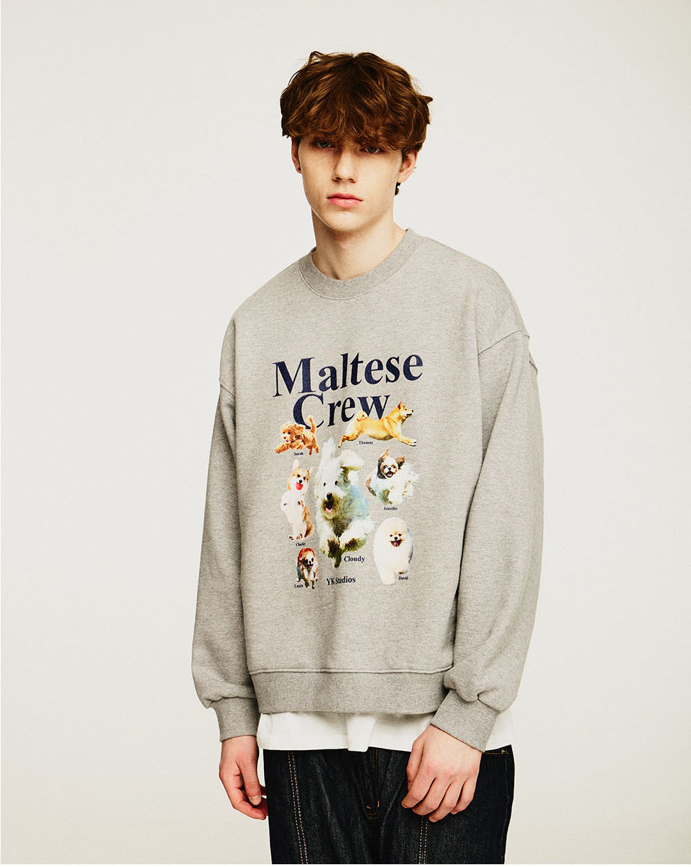 WAIKEI -  Maltese crew sweatshirts GREY