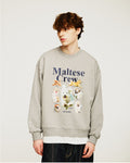 WAIKEI -  Maltese crew sweatshirts GREY