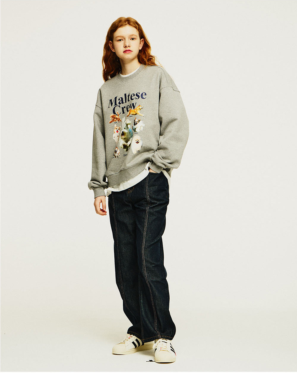 WAIKEI -  Maltese crew sweatshirts GREY