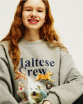 WAIKEI -  Maltese crew sweatshirts GREY