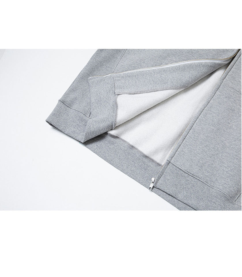 CHANCE CHANCE -  CEC ZIP-UP HOODIE GRAY