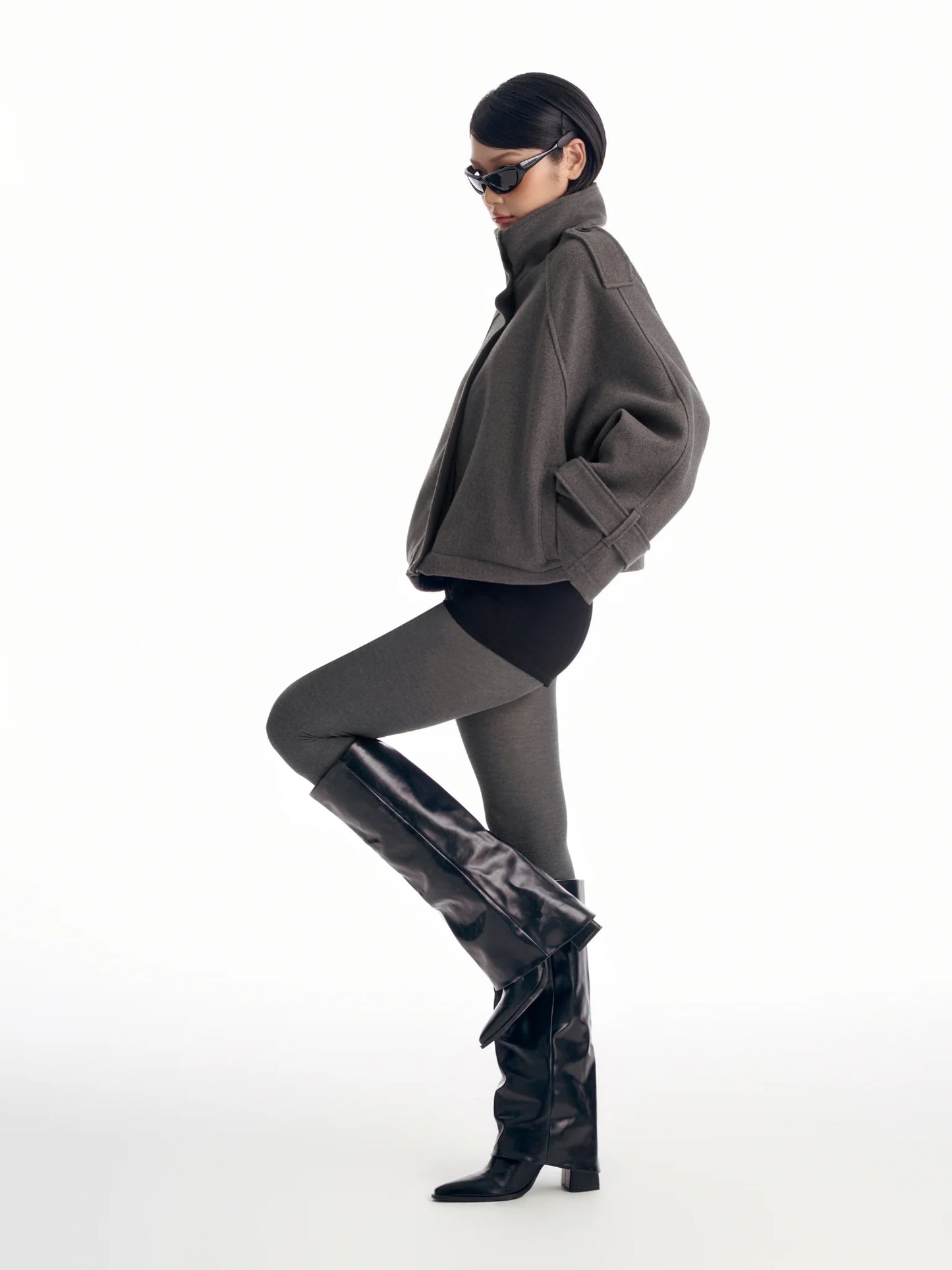 MELANCHOLY - Marlowe Wool Coat / Gray