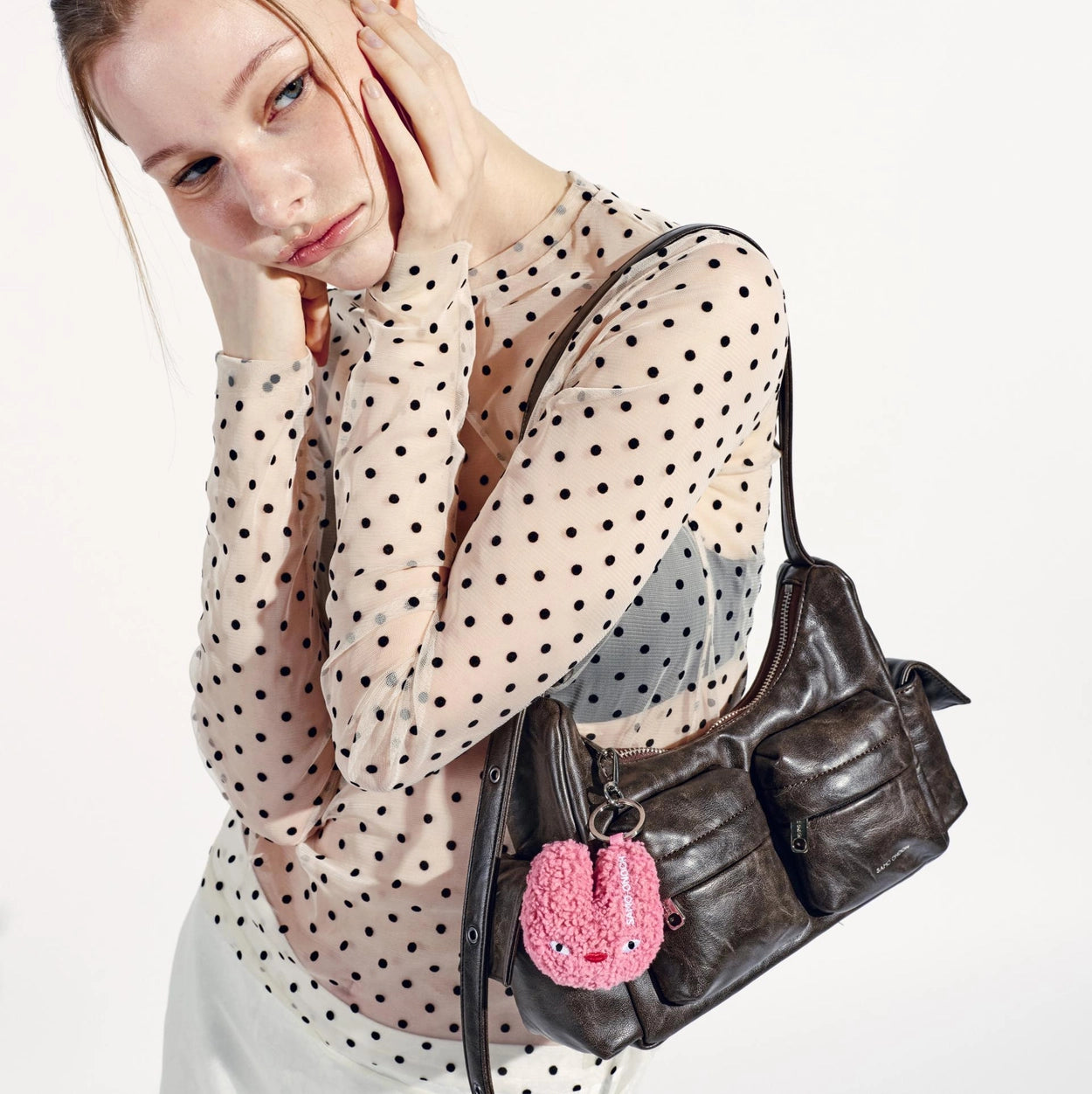 SAMO ONDOH - pocket mug bag M baked moca