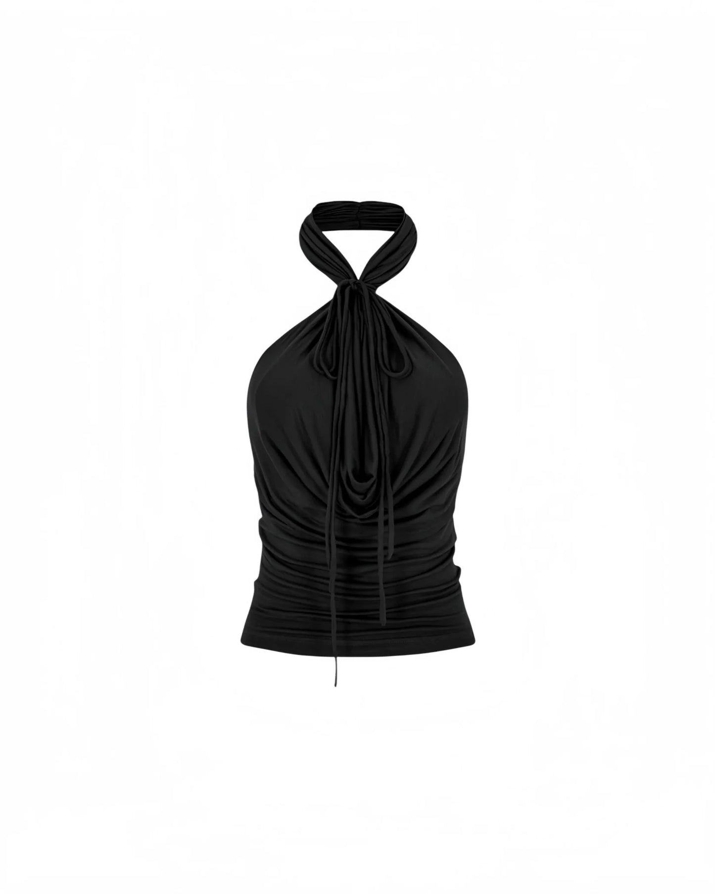 Sagittarius.A+ - Orielle Cowl Top Black (Dispatch in 48hrs)