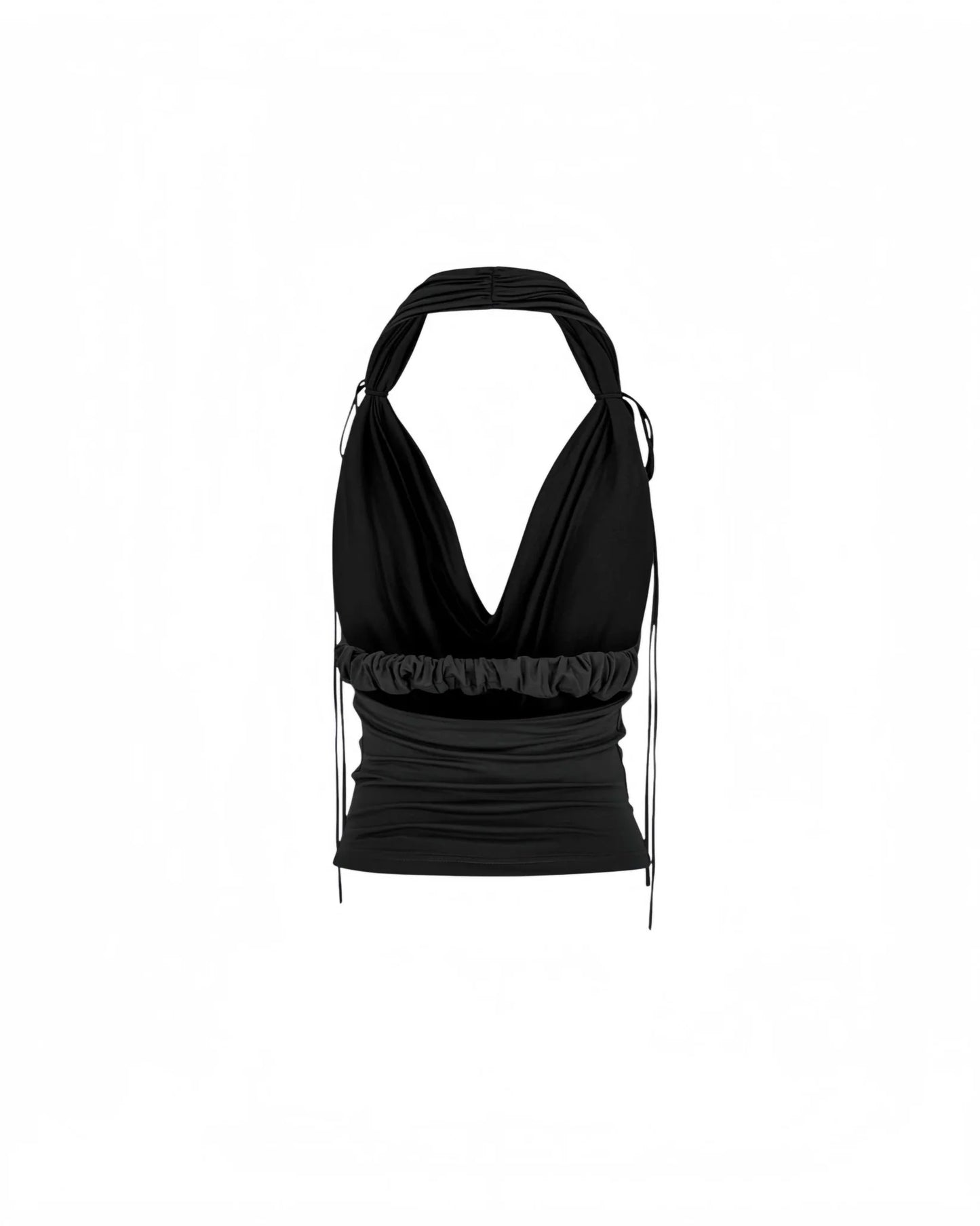 Sagittarius.A+ - Orielle Cowl Top Black (Dispatch in 48hrs)