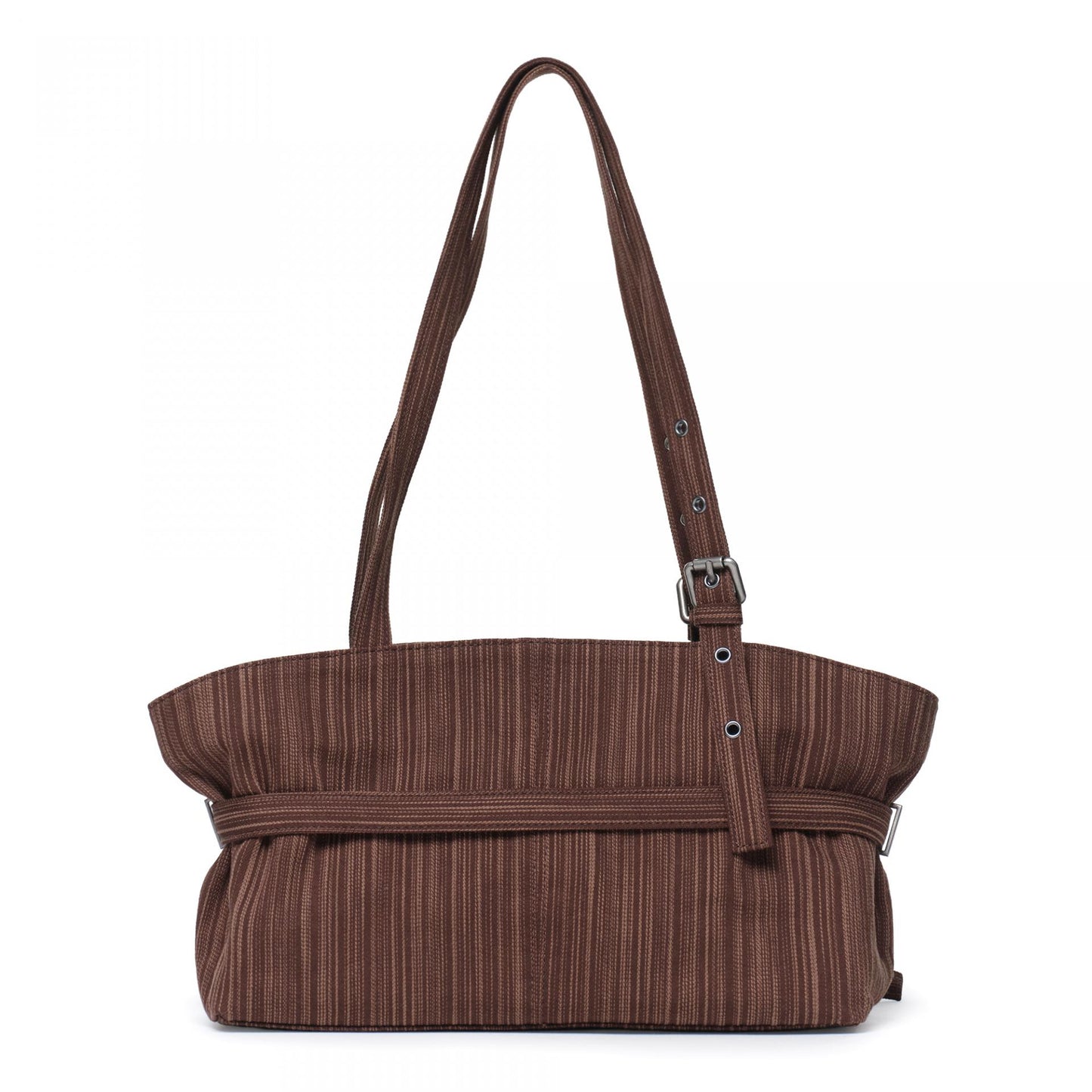 SAMO ONDOH - le belt bag M stripe brown
