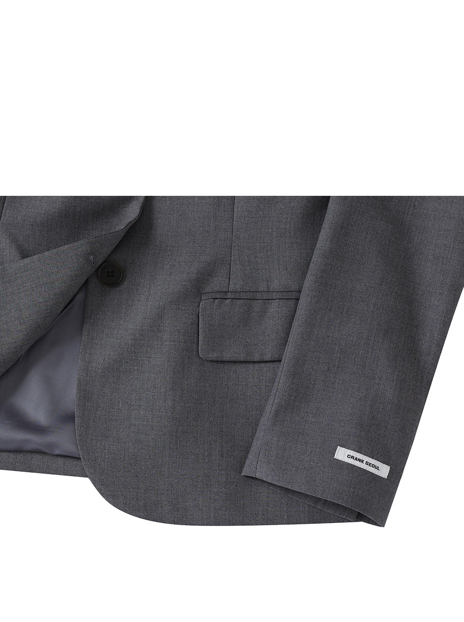 CRANK -  CLASSIC BLAZER & NECKTIE SET_GREY