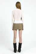 PAIN OR PLEASURE -  NIX MINI SKIRT khaki