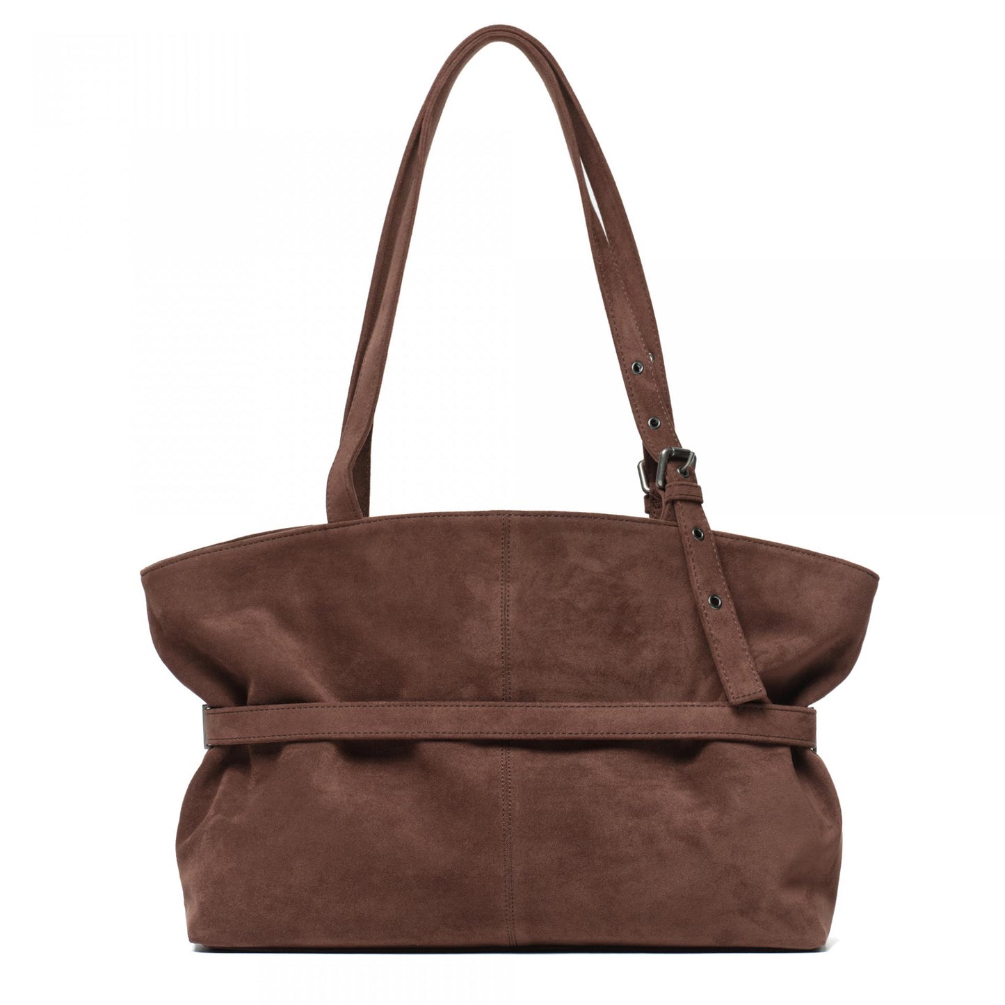 SAMO ONDOH - le belt bag L suede brown