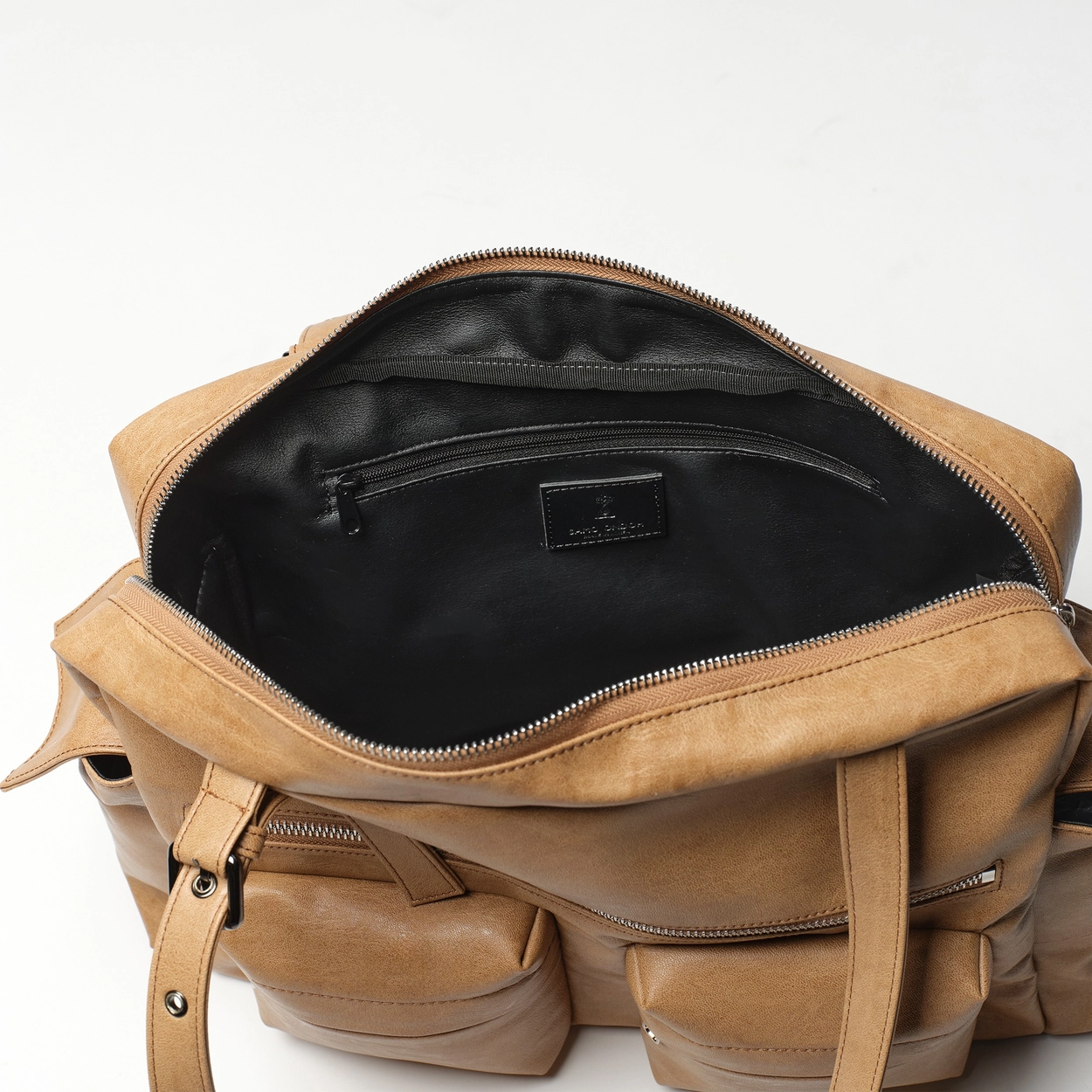 SAMO ONDOH - pocket utility bag L brushed brown sugar