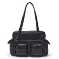 SAMO ONDOH - pocket utility bag L nappa black