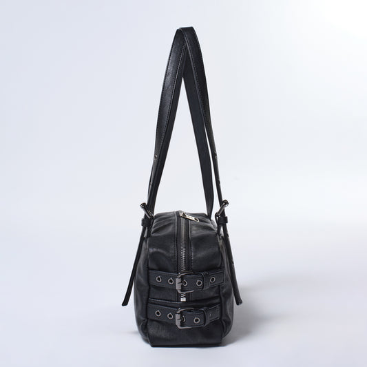 SAMO ONDOH - Side Belt Bag M Nappa Matt Black