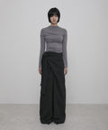 FLAREUP -  Layered Wrap Trousers / Black