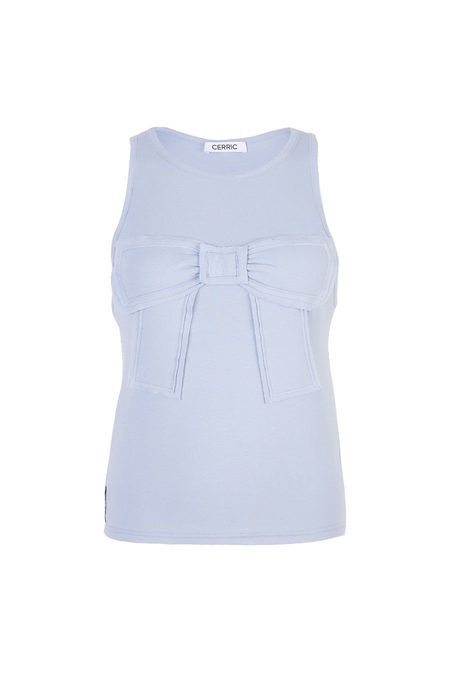 CERRIC -  BIG RIBBON SLEEVELESS / SKY BLUE