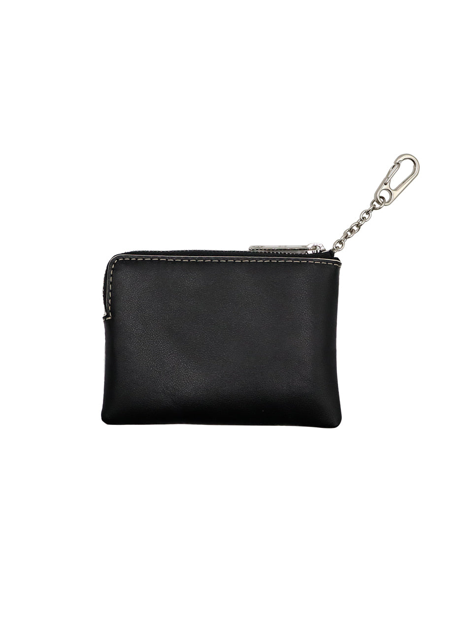 MARGESHERWOOD - HEART ZIPPER WALLET_black plain