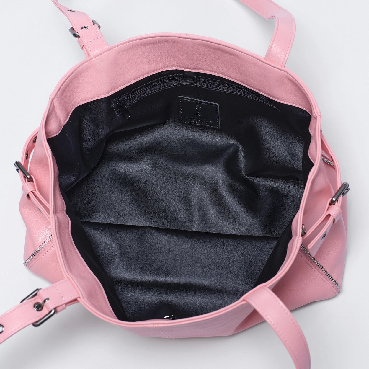 SAMO ONDOH - zipper shopper S goat pink