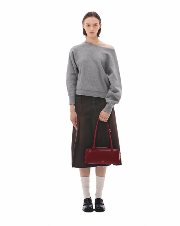 STAND OIL More Baguette Bag - Red Wine: Sophistication & Style