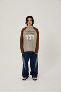 WAIKEI -  Maltese archive raglan long sleeve tshirts MINT