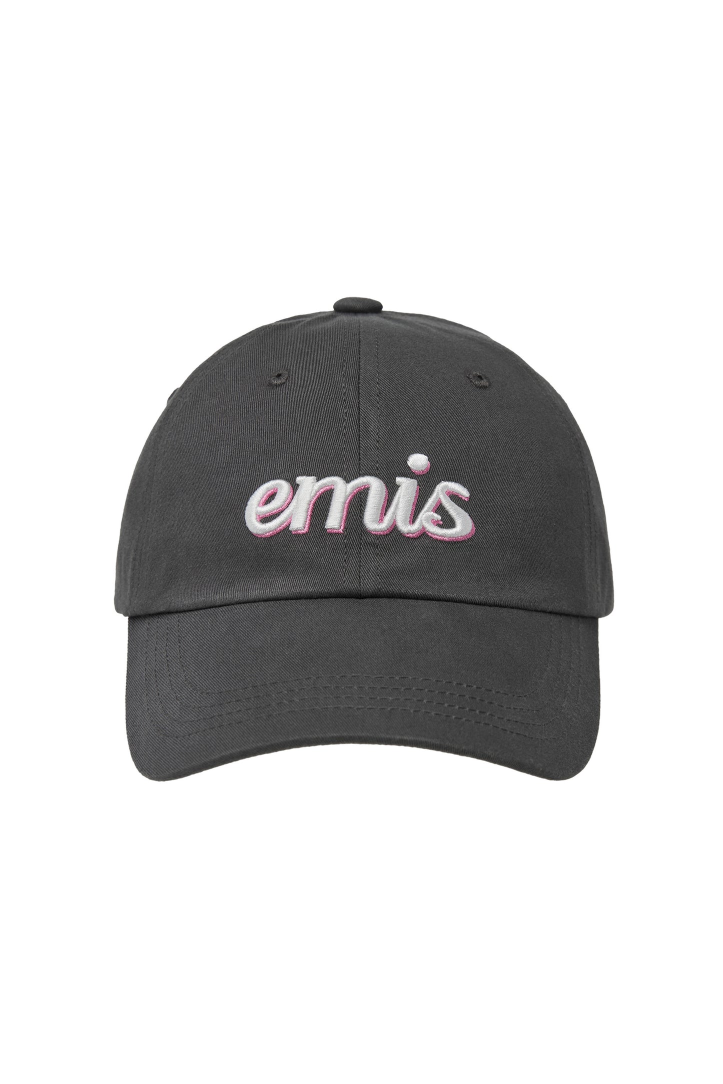 LAYERED LOGO BALL CAP-CHARCOAL