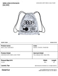 AEAE -  WEB LOGO GYM SACK - [SILVER]