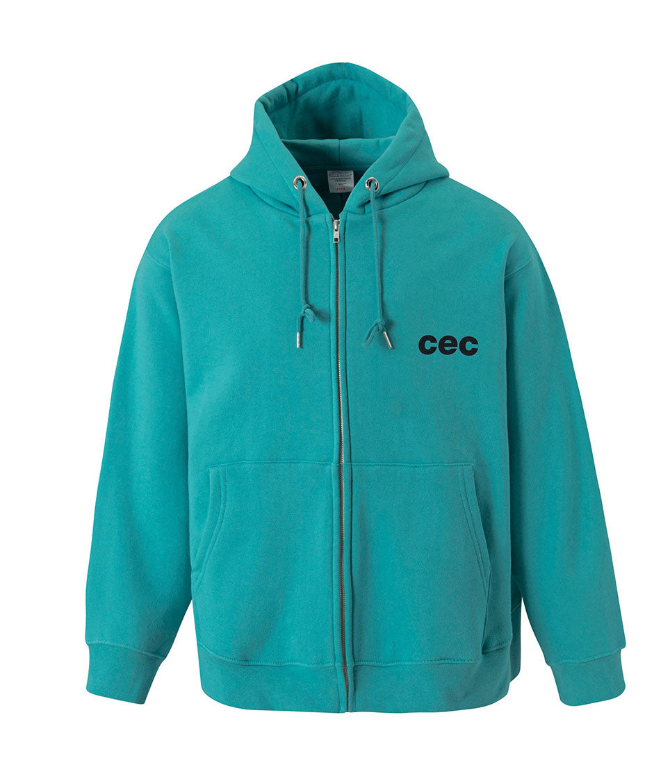 CHANCE CHANCE -  CEC ZIP-UP HOODIE MINT