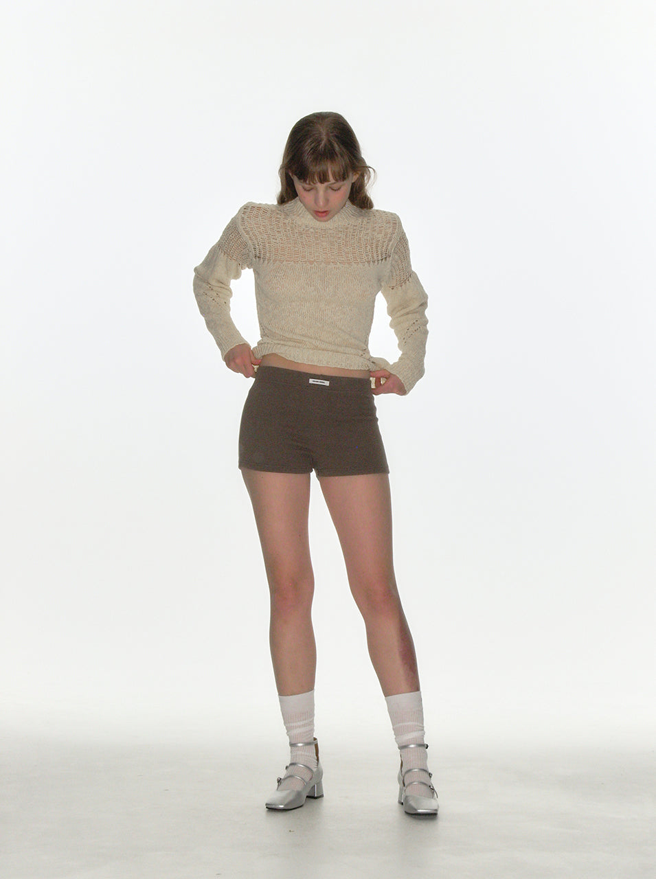 CRANK -  RIBBED MICROSHORTS_KHAKI