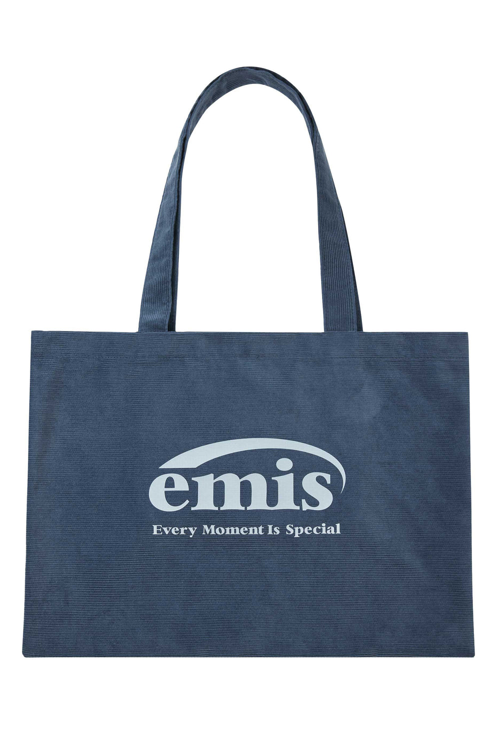 CORDUROY ECO BAG-BLUE