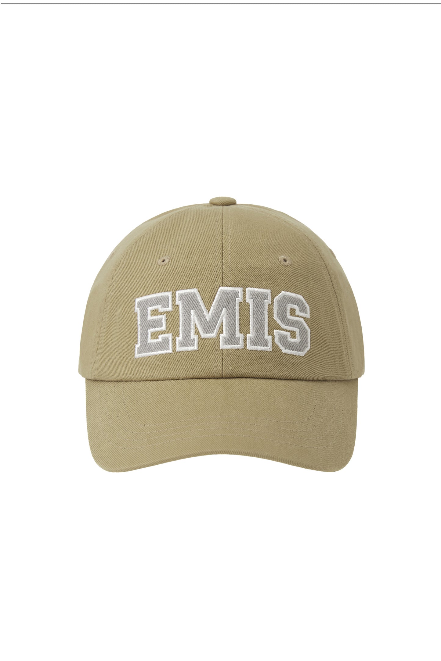 TWILL CAPITAL LOGO BALL CAP-BEIGE