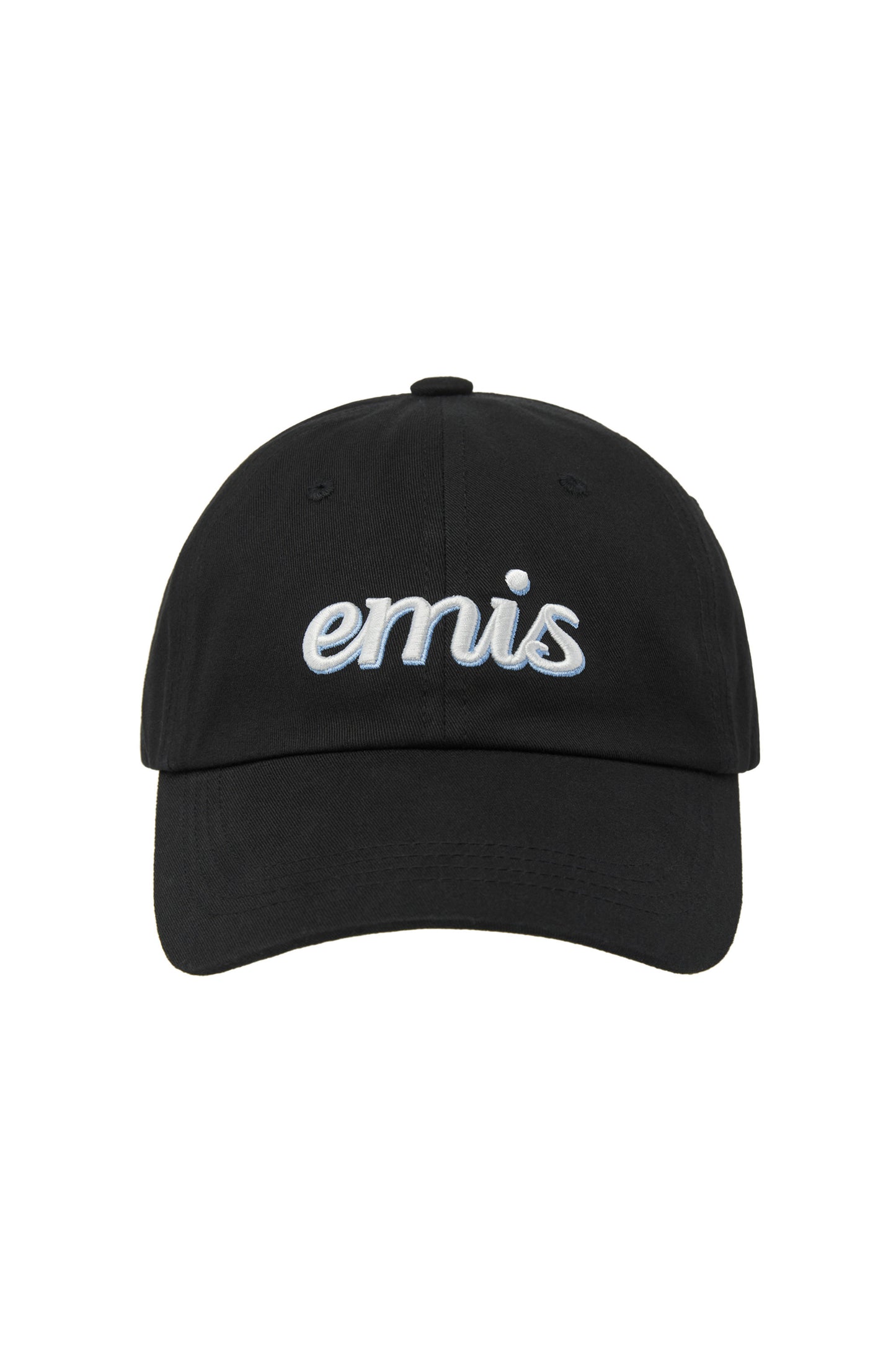 LAYERED LOGO BALL CAP-BLACK